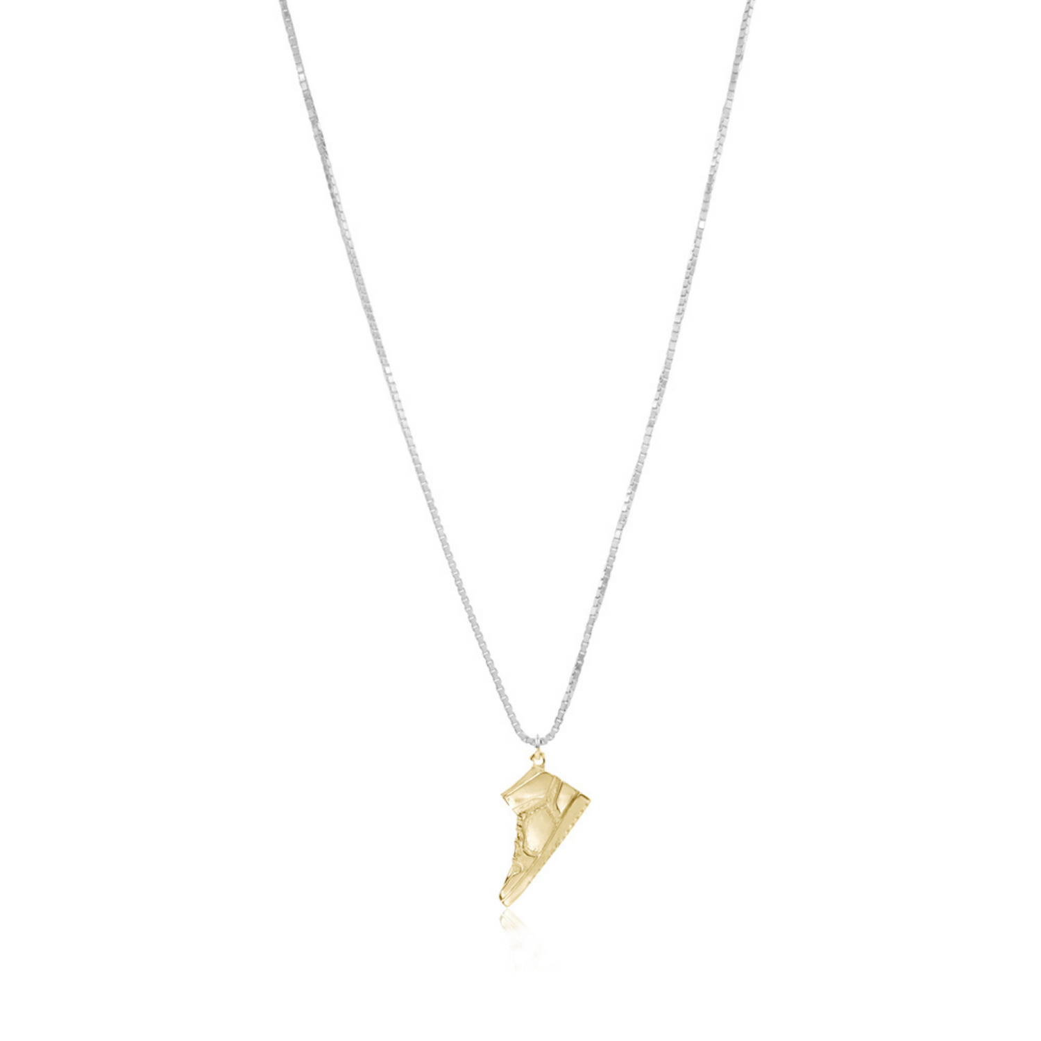 Mixed Metal Jordan High Top Necklace - Bing Bang Jewelry NYC