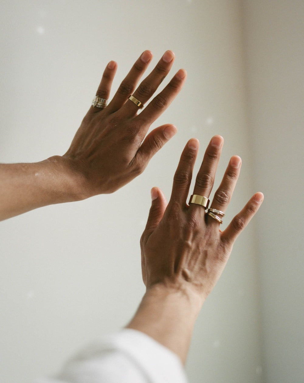 Delicate Hammered Band - Bing Bang Jewelry NYC