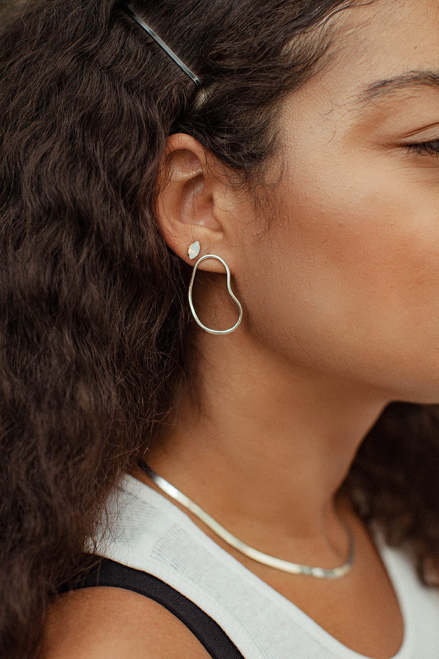 Aalto Outline Earrings - Midi - Bing Bang Jewelry NYC