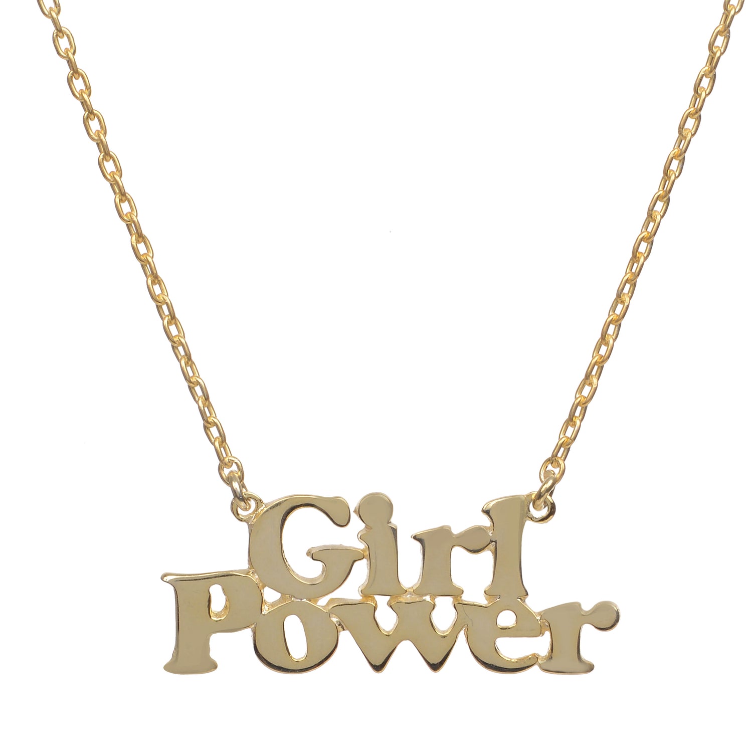 Girl Power Necklace - Bing Bang Jewelry NYC