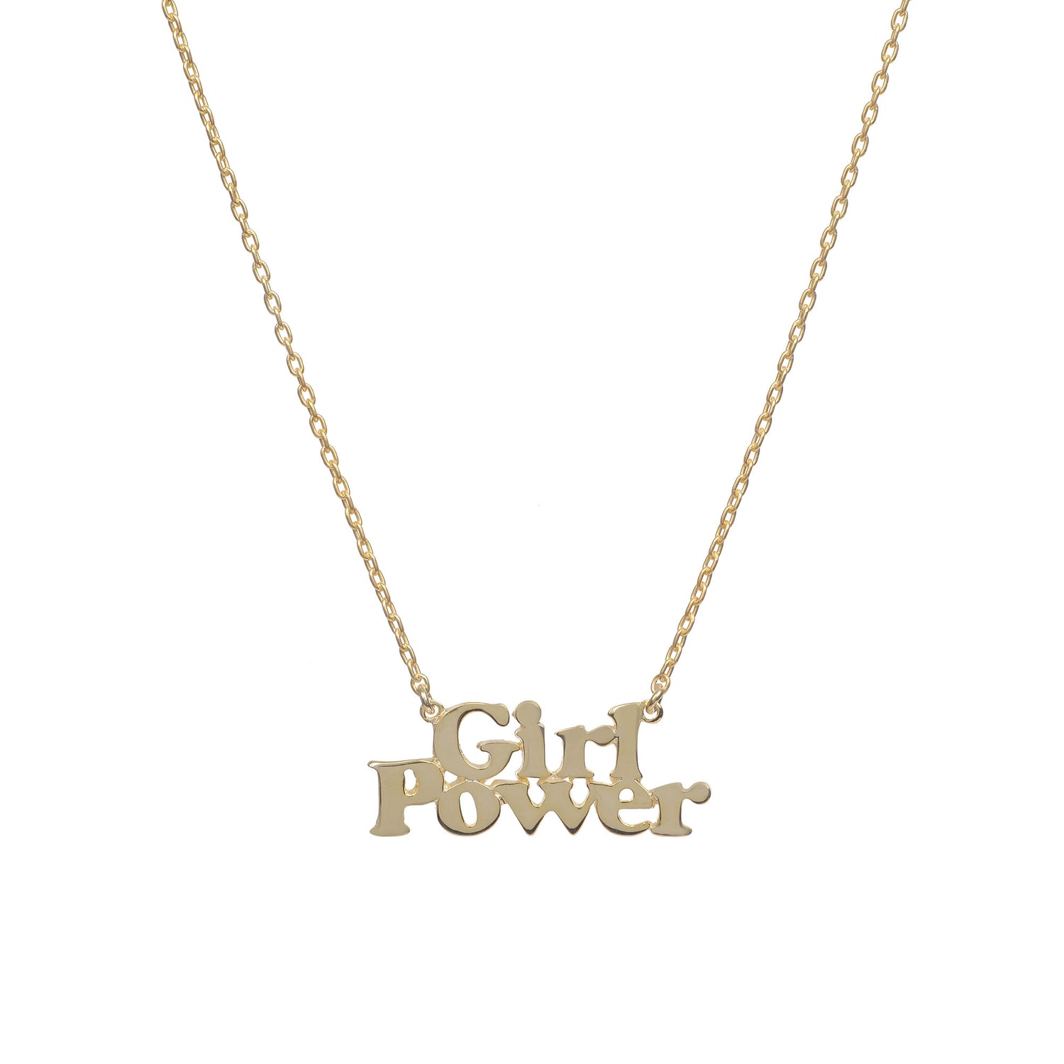 Girl Power Necklace - Bing Bang Jewelry NYC