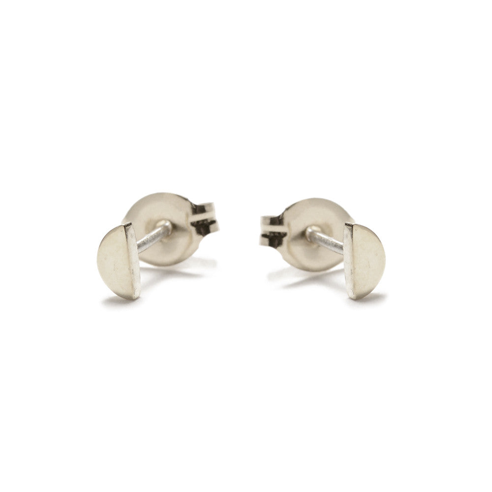 Half Moon Studs - Bing Bang Jewelry NYC