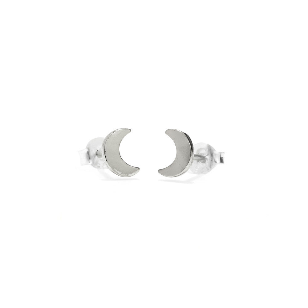 Little Moon Studs - Bing Bang Jewelry NYC