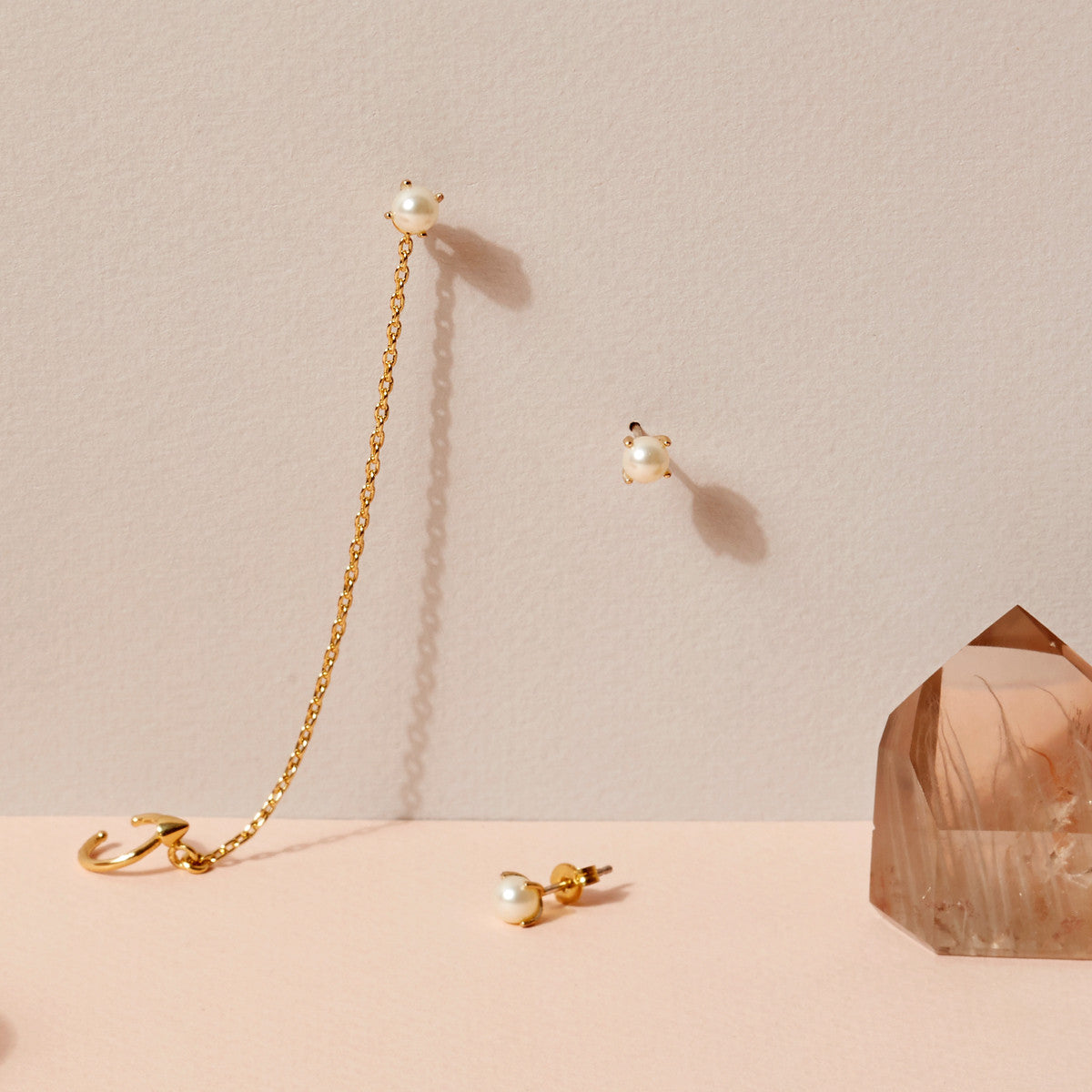 Classic Pearl Studs - Bing Bang Jewelry NYC