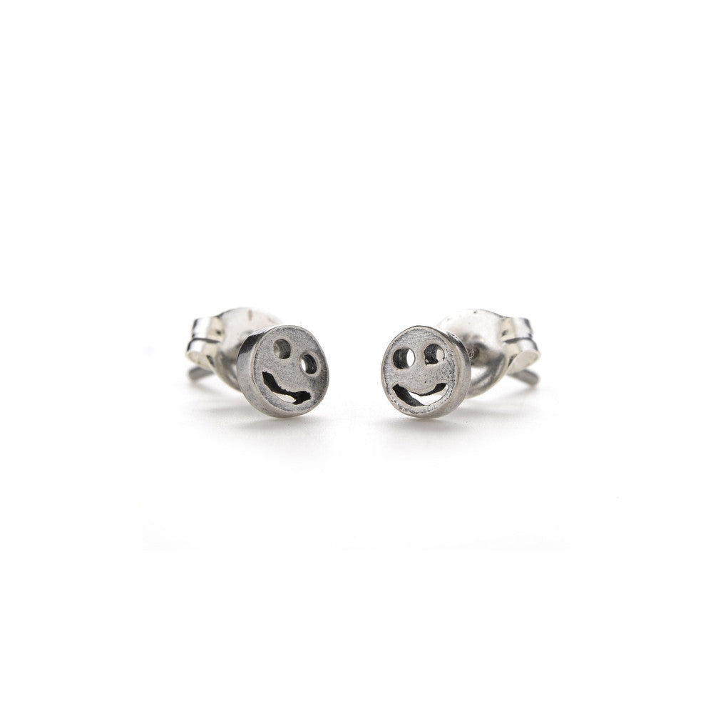 Smiley Face Studs - Bing Bang Jewelry NYC