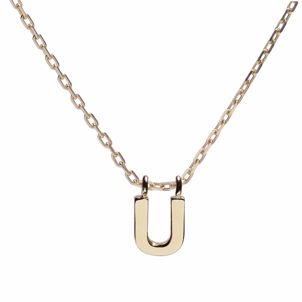 Minimal Initial Necklace - Bing Bang Jewelry NYC