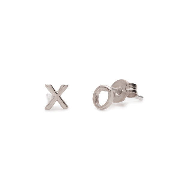 Tiny 'XO' Studs - Bing Bang Jewelry NYC