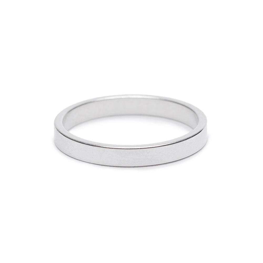 Minimal Flat Band - Classic - Bing Bang Jewelry NYC