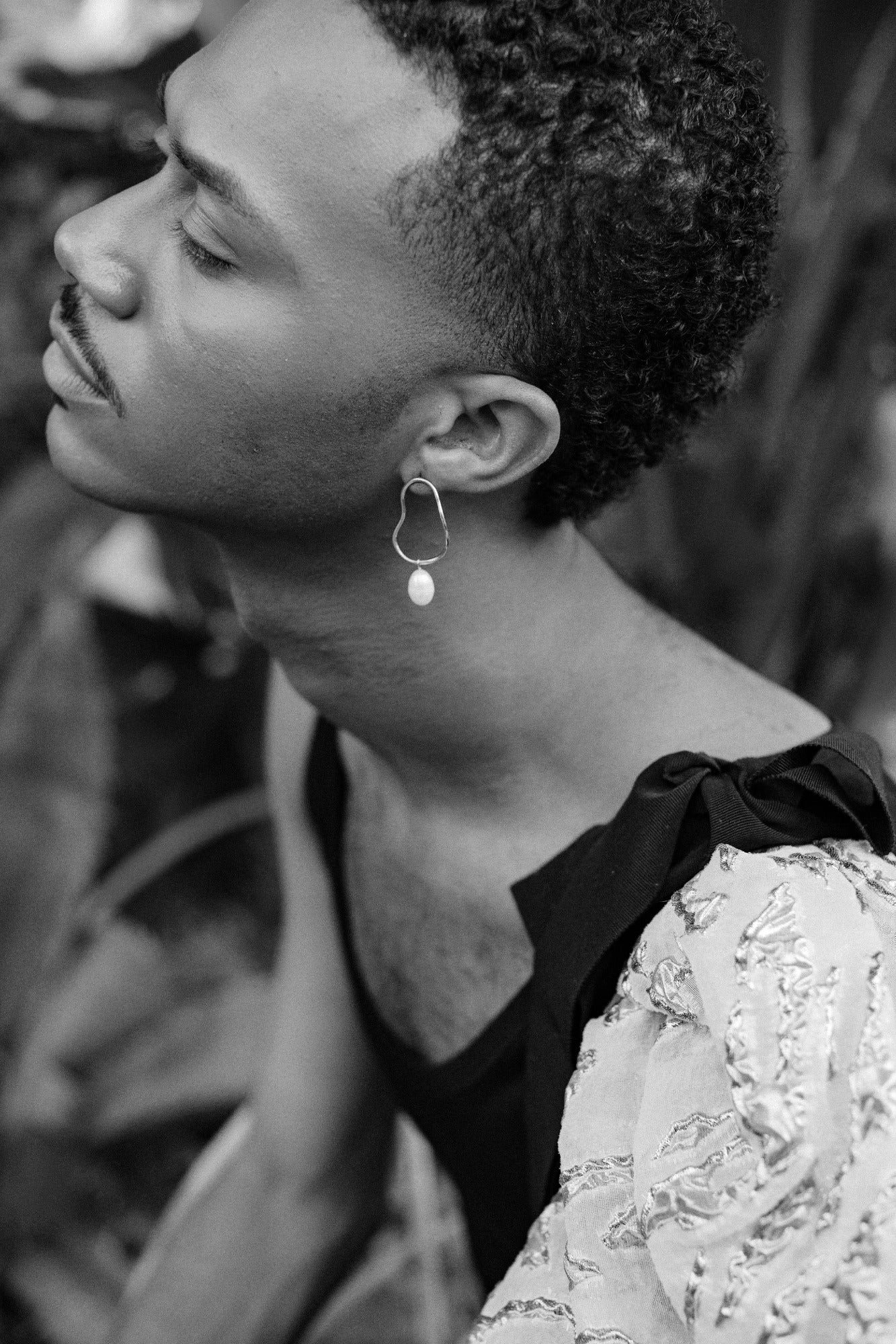 Aalto Midi Pearl Drop Earrings - Bing Bang Jewelry NYC