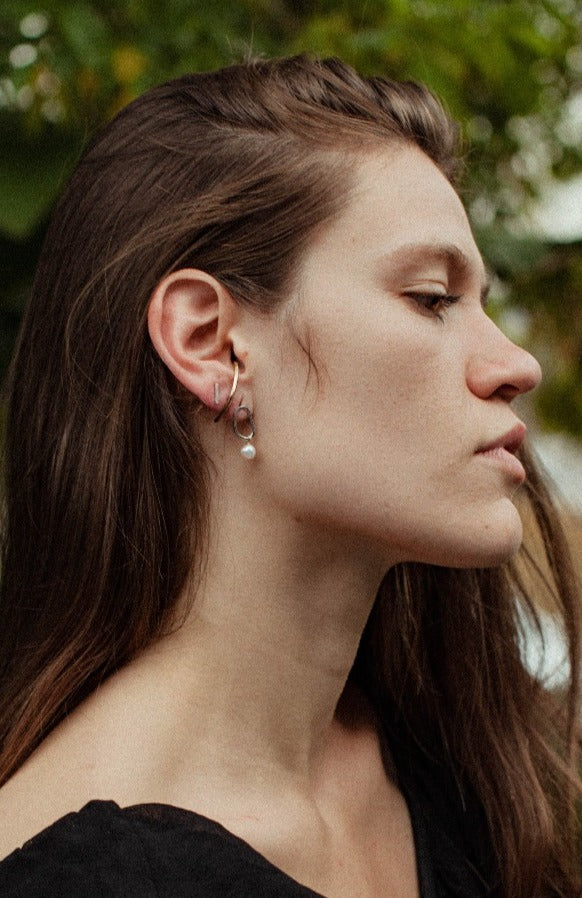 Modernist Suspension Earrings - Bing Bang Jewelry NYC