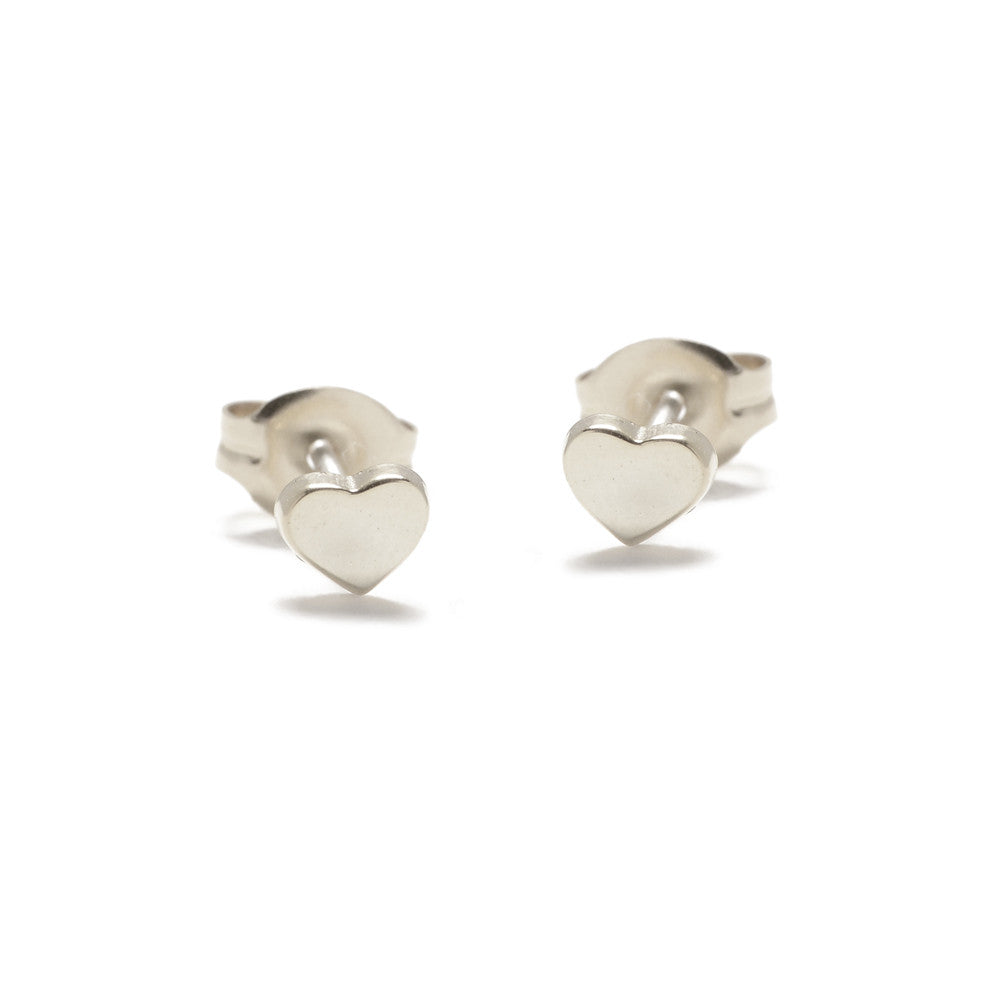 Baby Heart Studs - Bing Bang Jewelry NYC