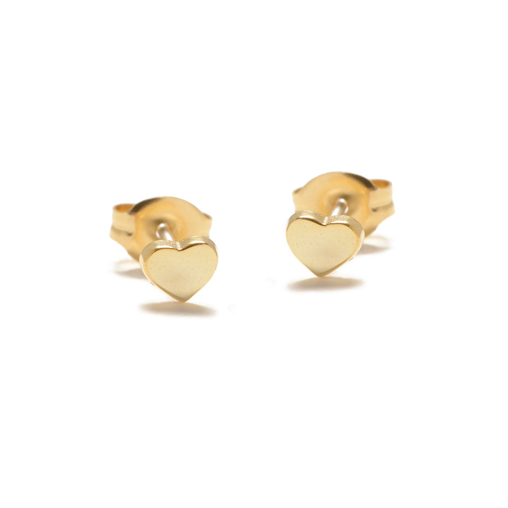 Baby Heart Studs - Bing Bang Jewelry NYC