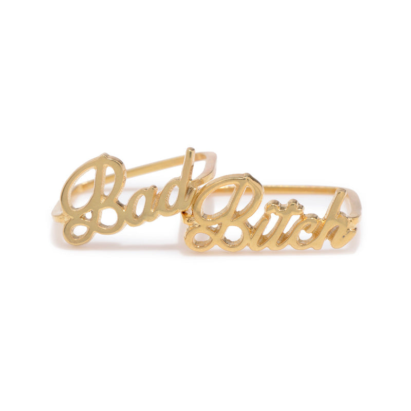 Bad Bitch Ring Set - Bing Bang Jewelry NYC