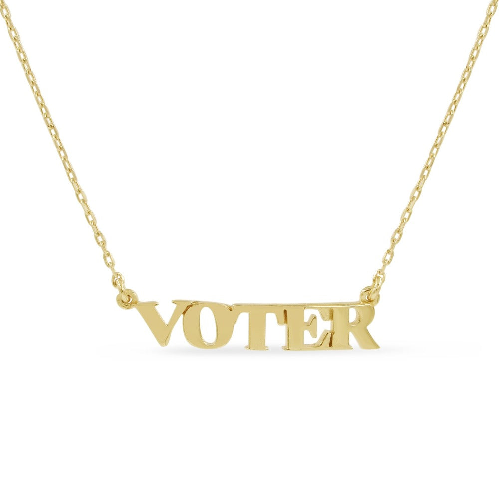 Voter Necklace - Bing Bang Jewelry NYC