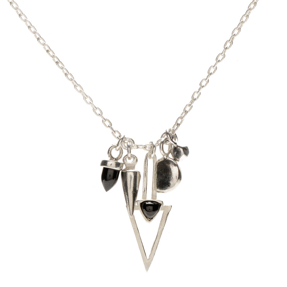 New Moon Charm Necklace - Bing Bang Jewelry NYC