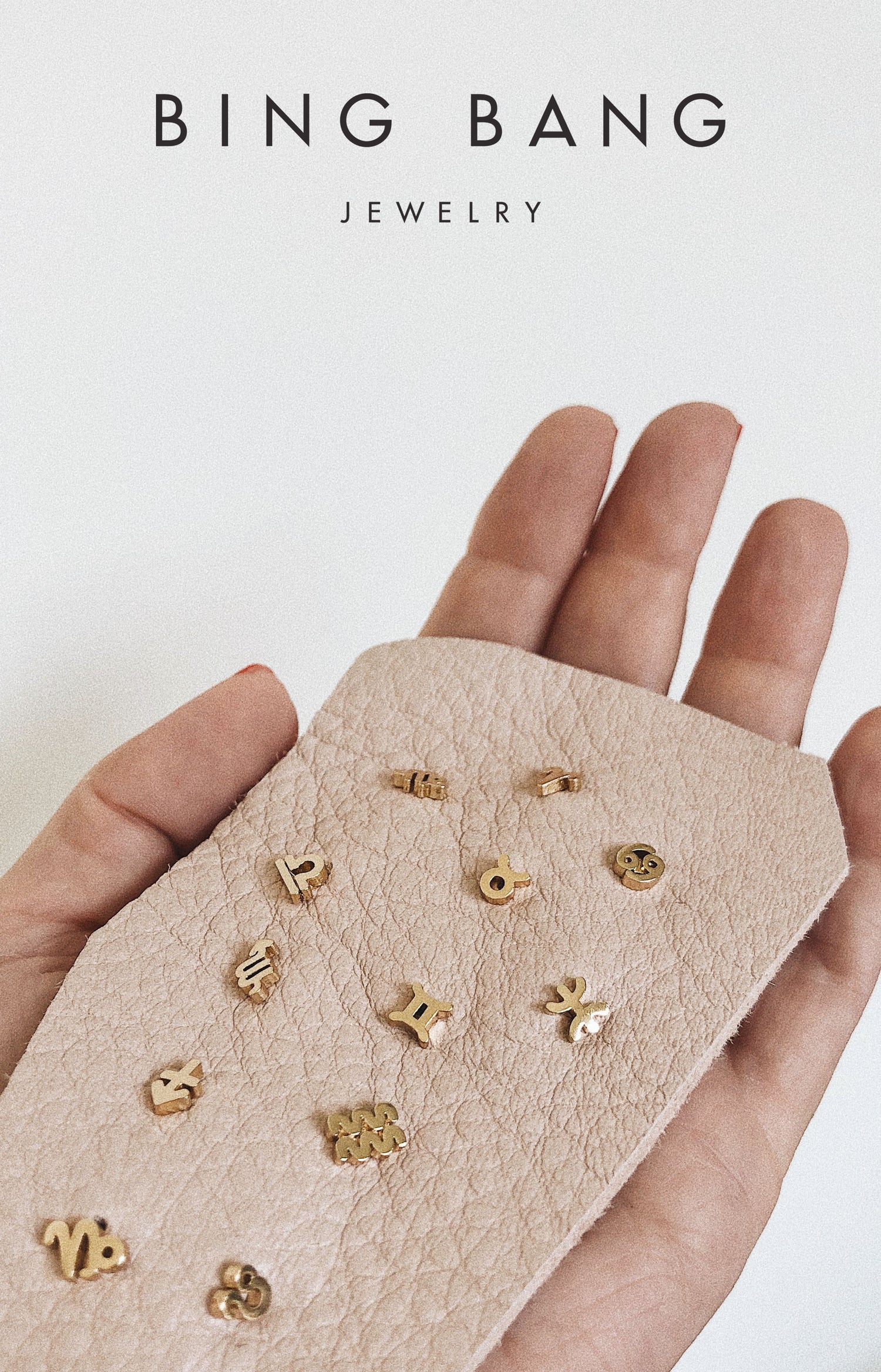 ✨14k Tiny Zodiac Stud - Bing Bang Jewelry NYC