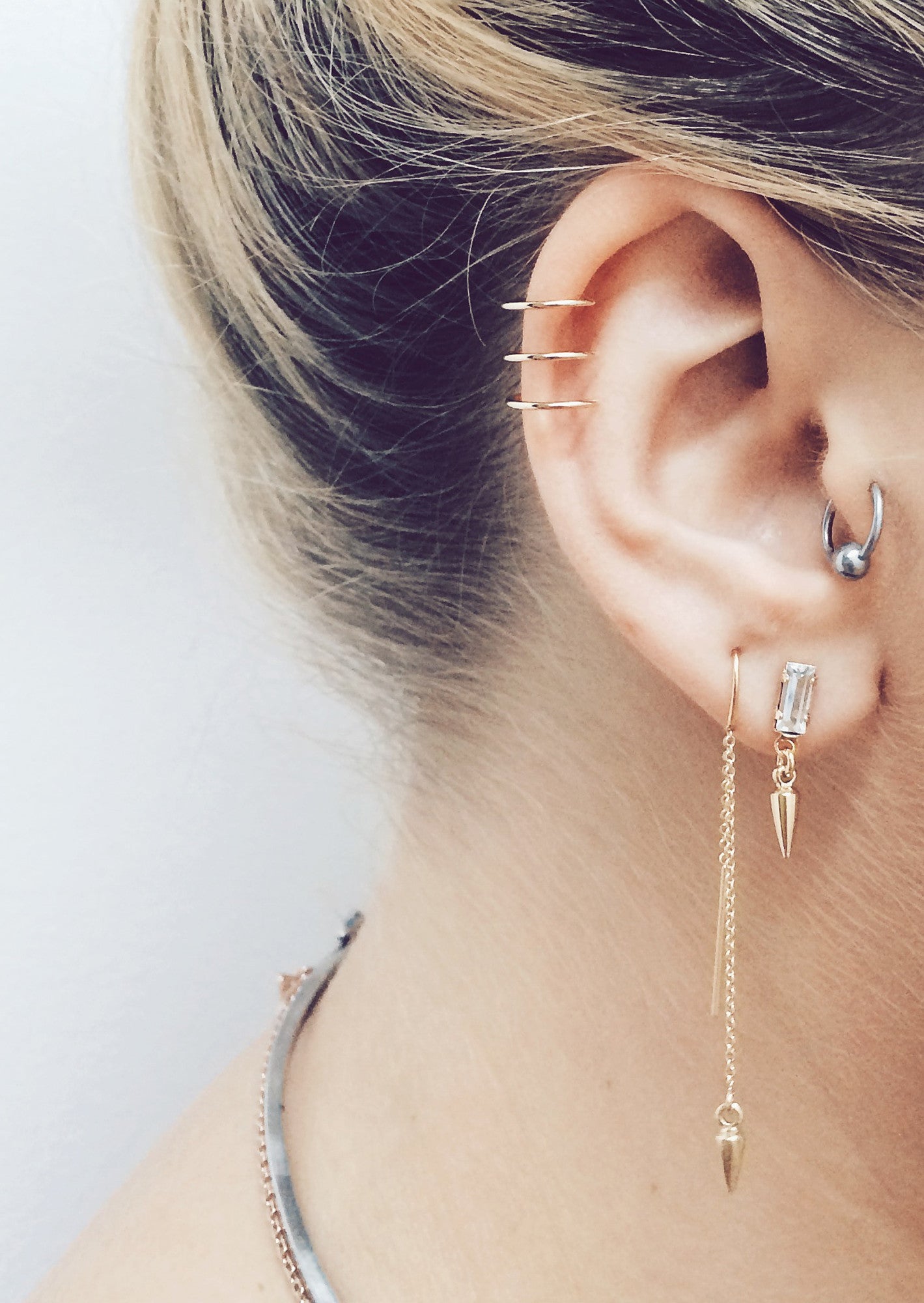 Bullet Threader Earrings - Bing Bang Jewelry NYC