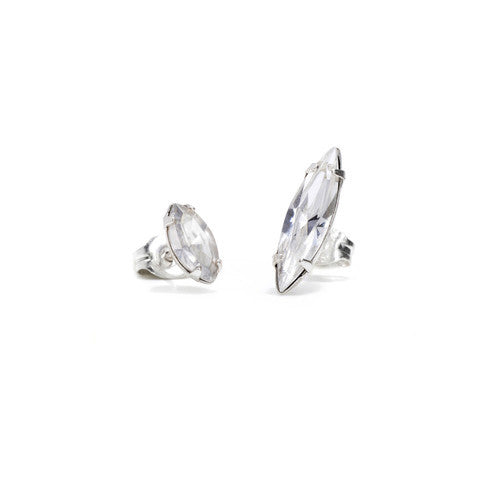 Crystal Shard Duet - Clear Crystal - Bing Bang Jewelry NYC