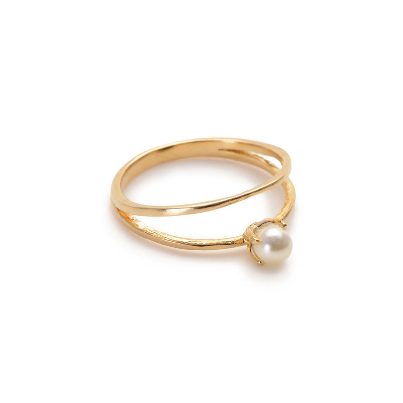 Pearl Illusion Ring - Bing Bang Jewelry NYC