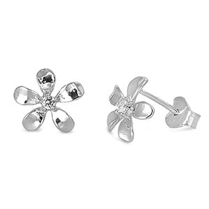 Flowering Crystal Stud - LIMITED EDITION SAMPLE - Bing Bang Jewelry NYC