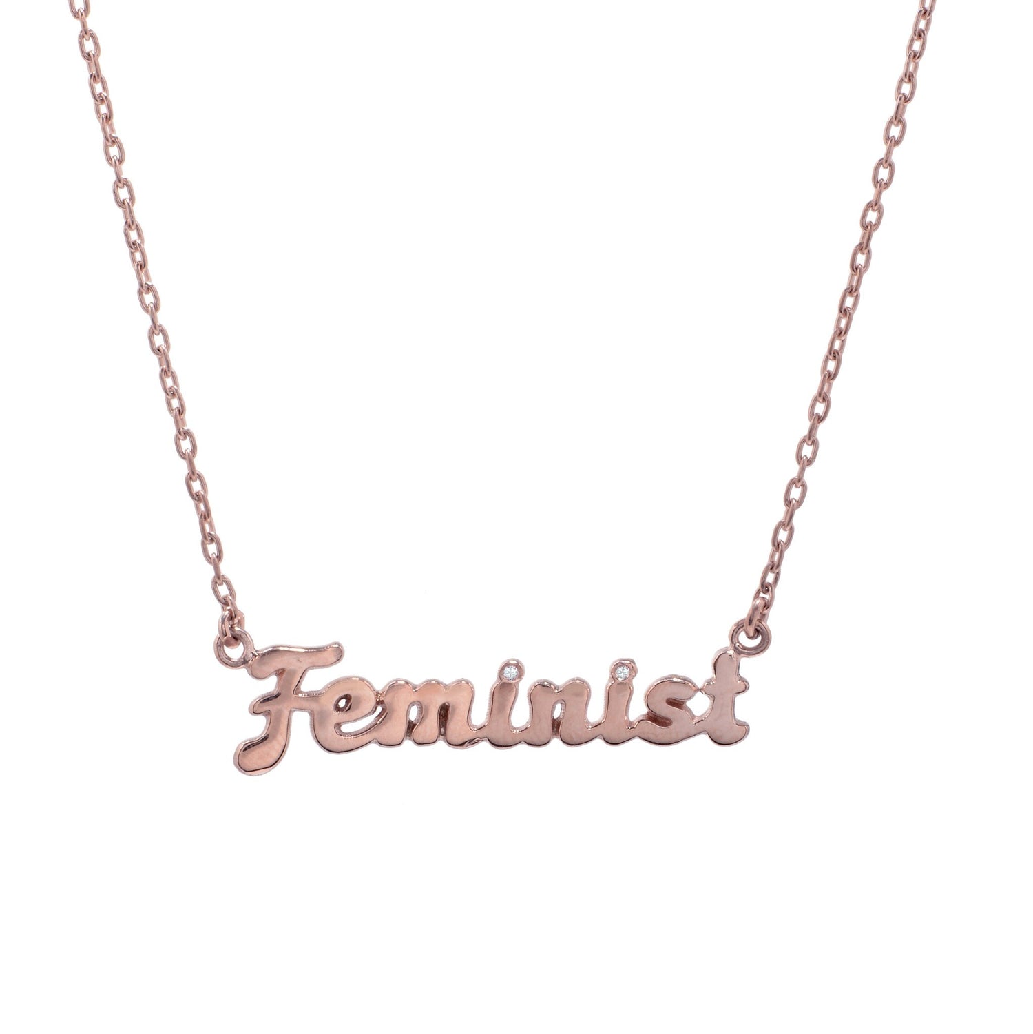 Feminist Necklace (BB x Me & You) - Bing Bang Jewelry NYC