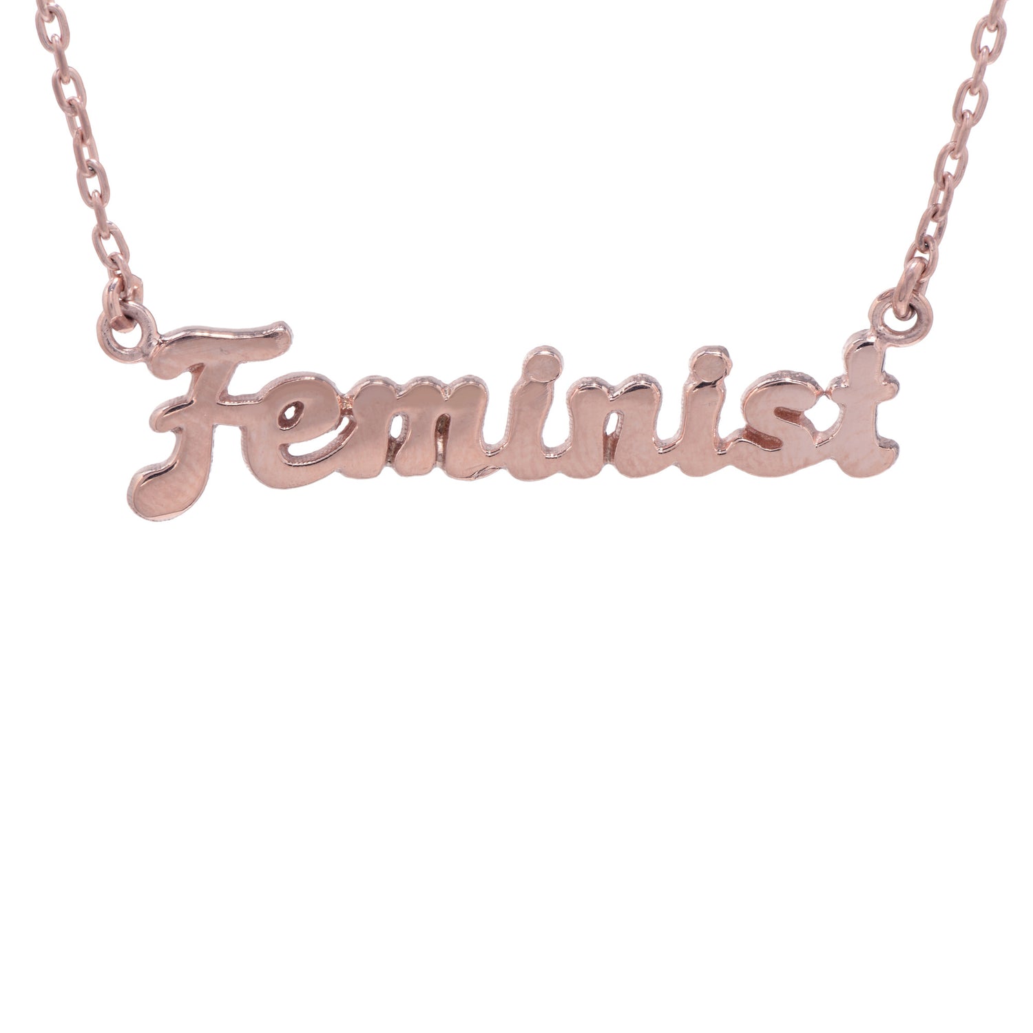 Feminist Necklace (BB x Me & You) - Bing Bang Jewelry NYC
