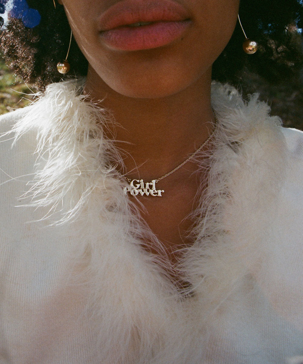 Girl Power Necklace - Bing Bang Jewelry NYC