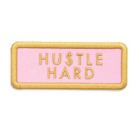 HUSTLE HARD Patch - Bing Bang Jewelry NYC