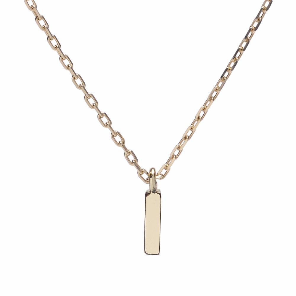 Minimal Initial Necklace - Bing Bang Jewelry NYC