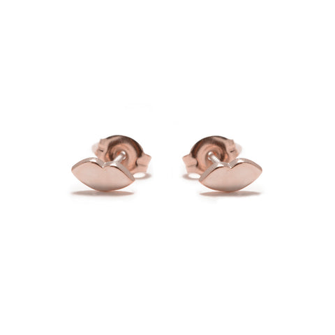 Kiss Studs-Rose Gold - Bing Bang Jewelry NYC