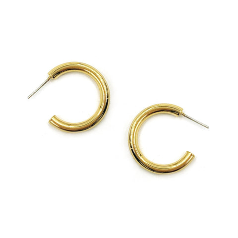 Midi Drew Hoops - Bing Bang Jewelry NYC