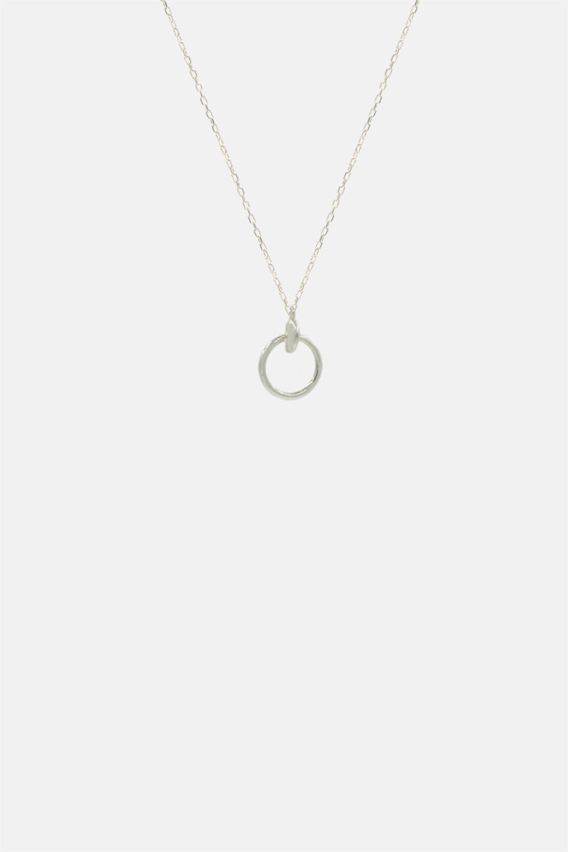 Moon Hoop Necklace - Petit - Bing Bang Jewelry NYC