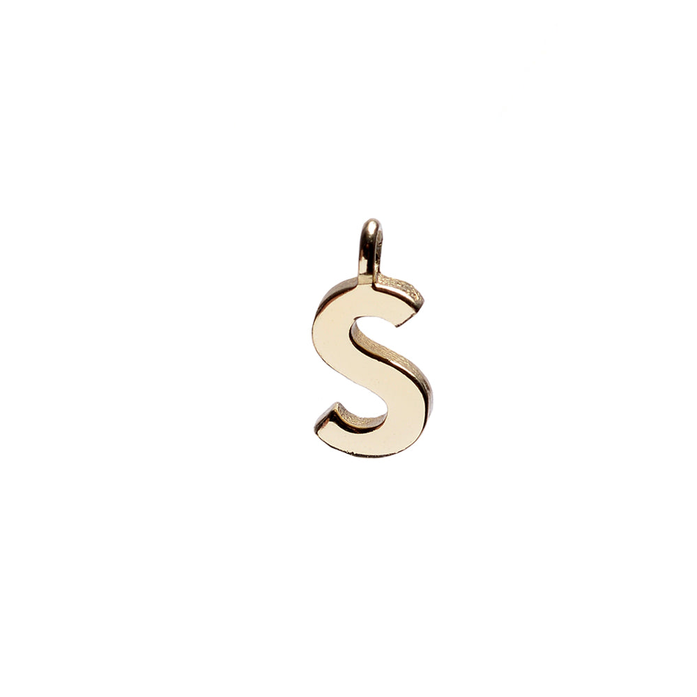 Minimal Initial Charm - Bing Bang Jewelry NYC