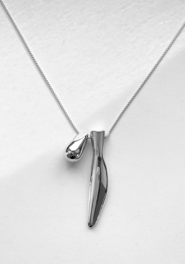 Modernist Duet Necklace - Bing Bang Jewelry NYC
