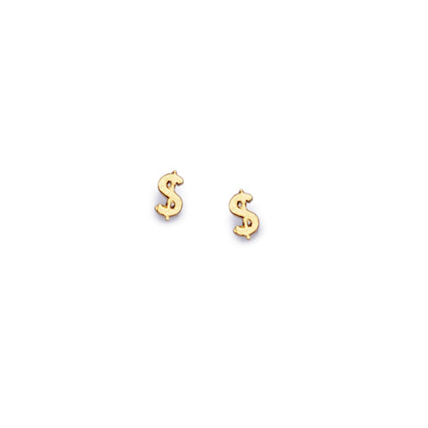 Money Sign Stud - Bing Bang Jewelry NYC
