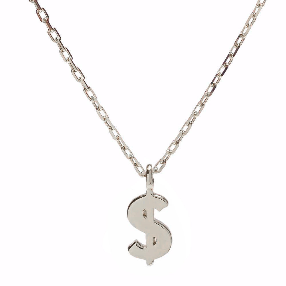 Dollar Sign Necklace - Bing Bang Jewelry NYC