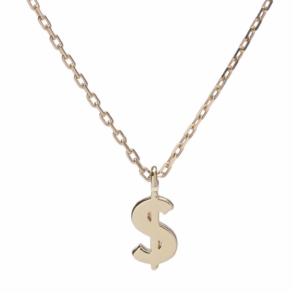 Dollar Sign Necklace - Bing Bang Jewelry NYC