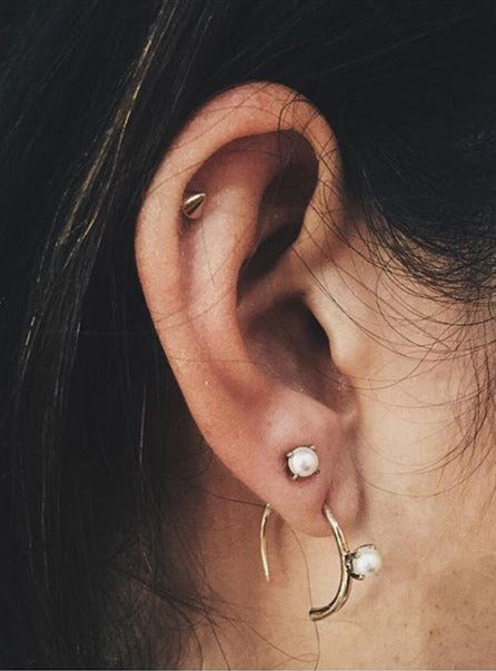 ✨14k Vivienne Spike Stud - Bing Bang Jewelry NYC