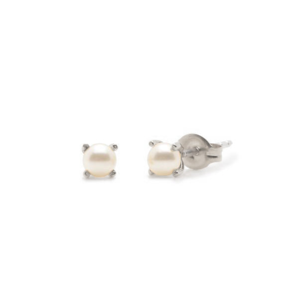 Classic Pearl Studs - Bing Bang Jewelry NYC