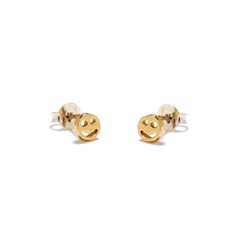 Smiley Face Studs - Bing Bang Jewelry NYC