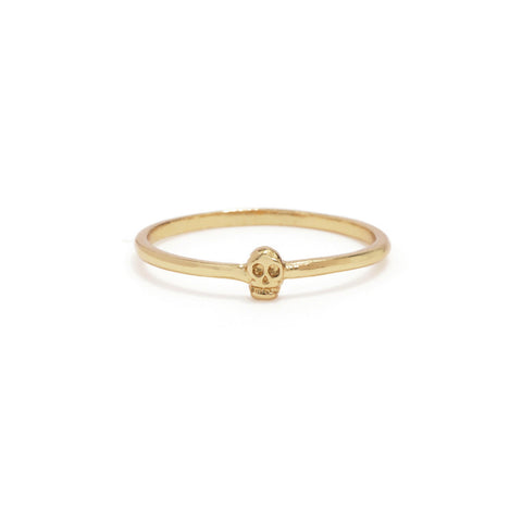 Tiny Skull Ring - Bing Bang Jewelry NYC