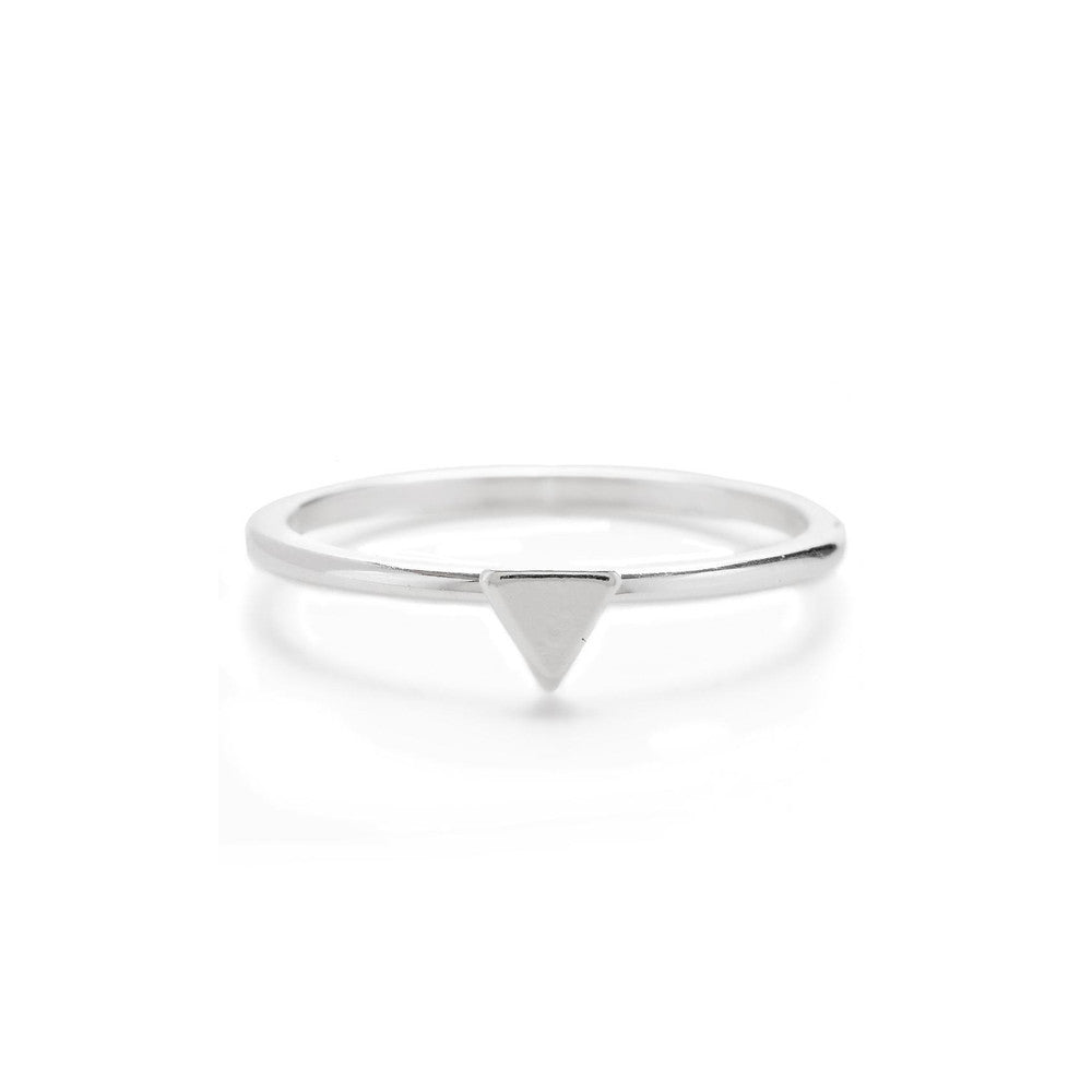 Tiny Triangle Ring - Bing Bang Jewelry NYC