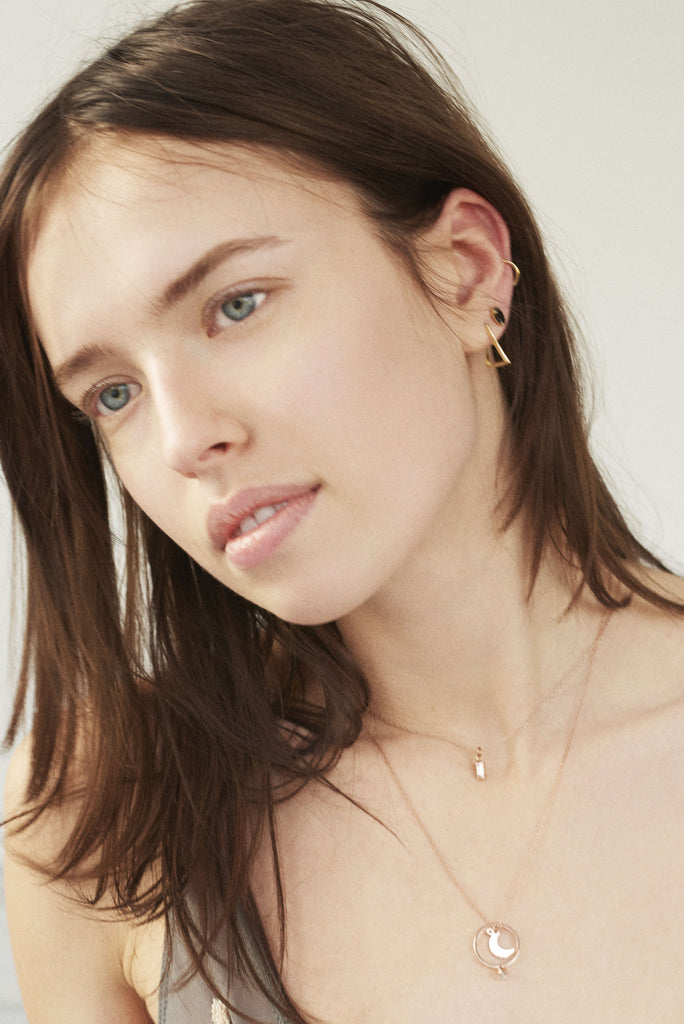 Little Triangle Hoops - Bing Bang Jewelry NYC