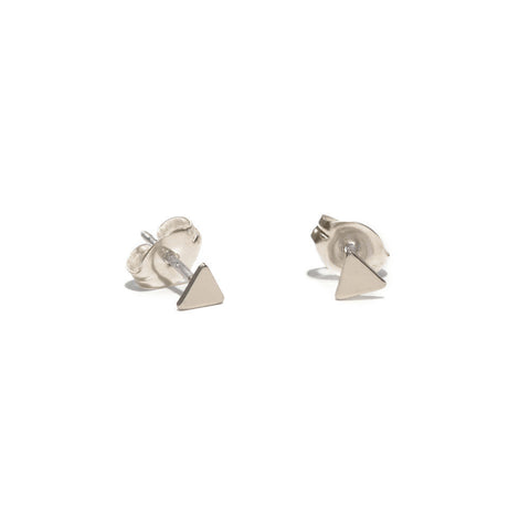 Tiny Triangle Studs - Bing Bang Jewelry NYC