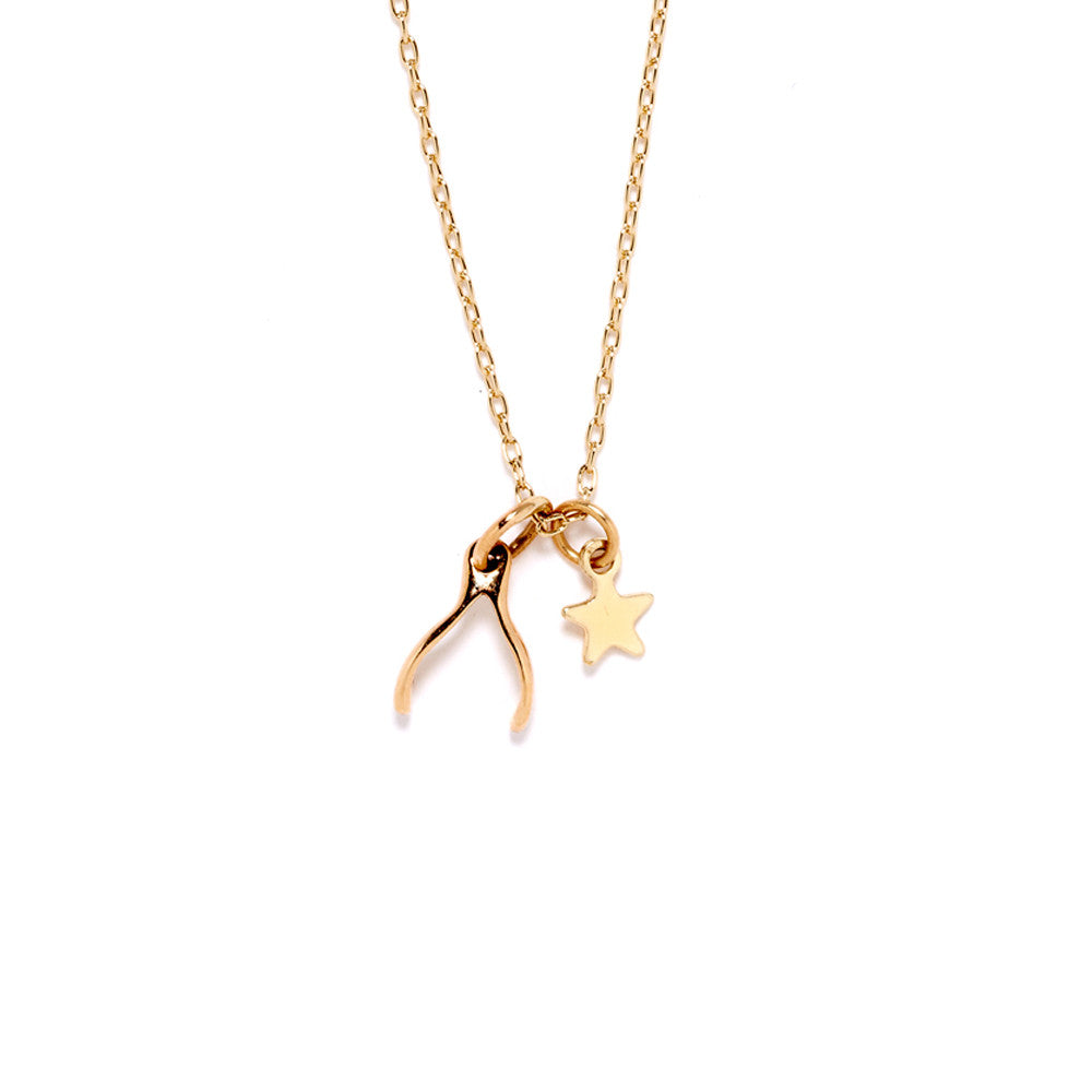 Wishbone Necklace - Bing Bang Jewelry NYC
