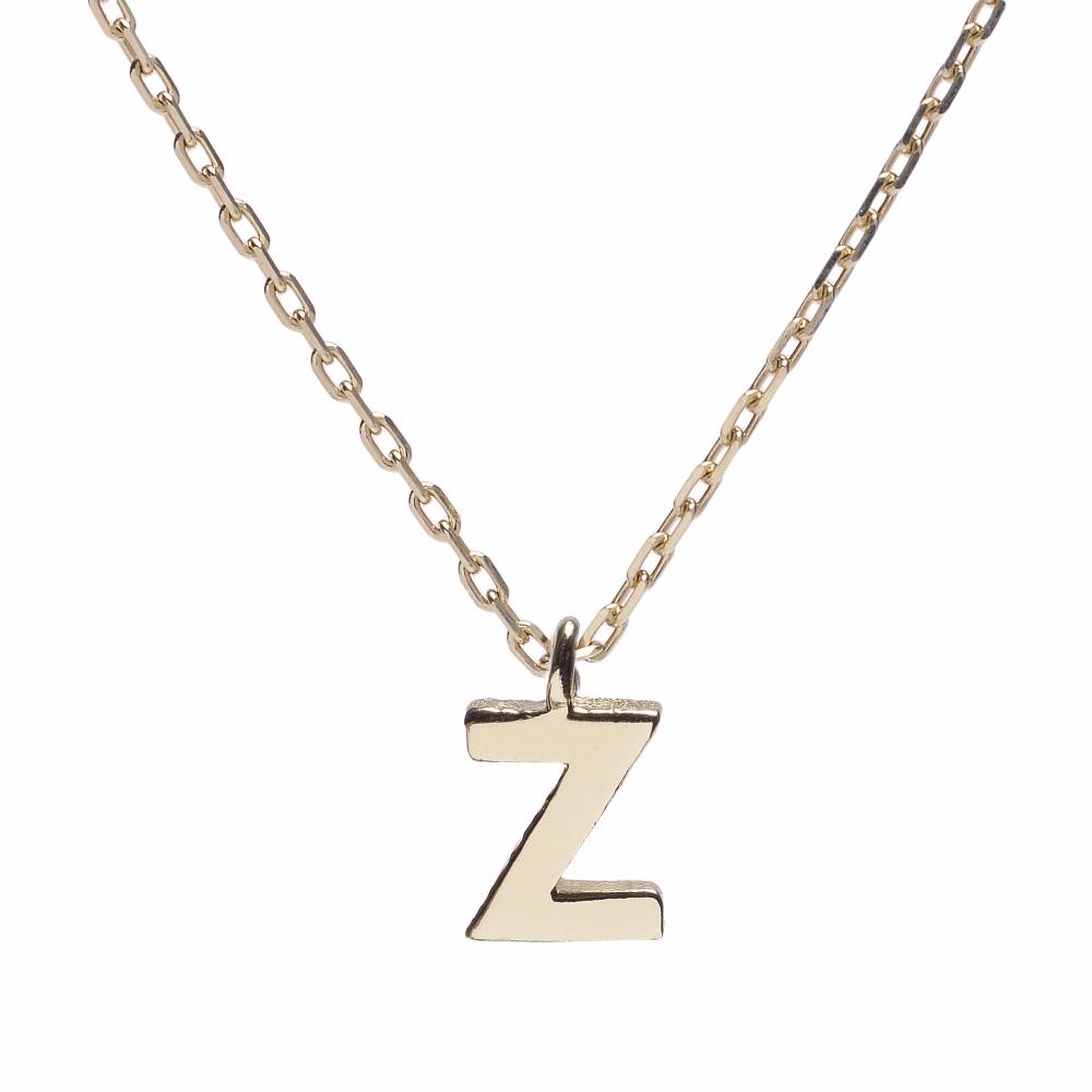 Minimal Initial Necklace - Bing Bang Jewelry NYC