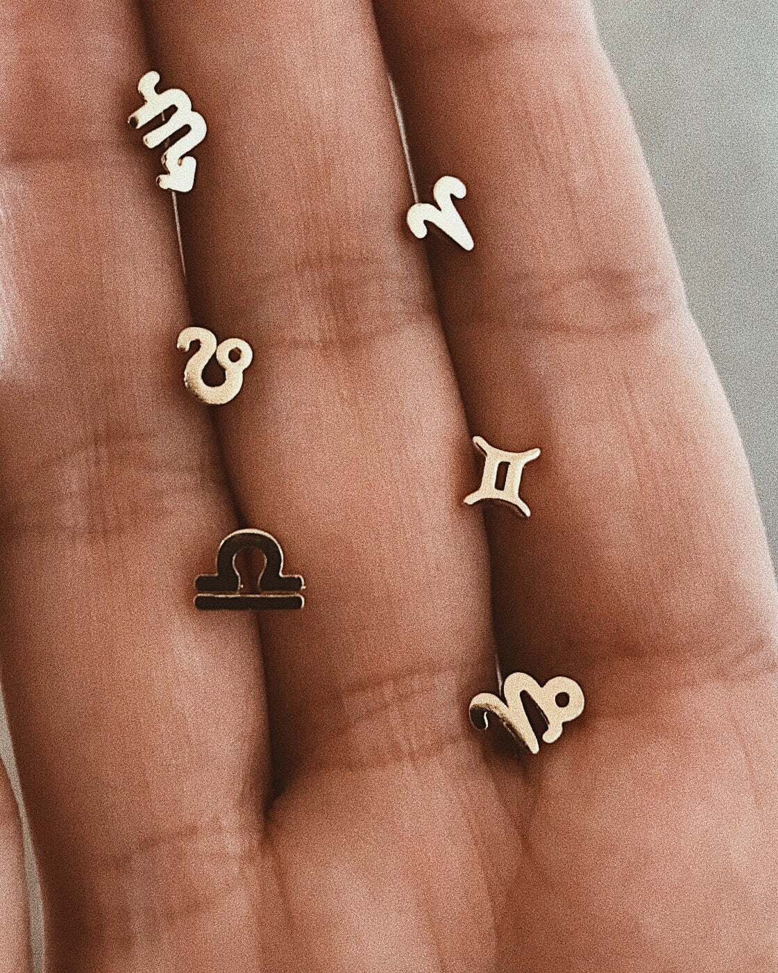 ✨14k Tiny Zodiac Studs - Bing Bang Jewelry NYC