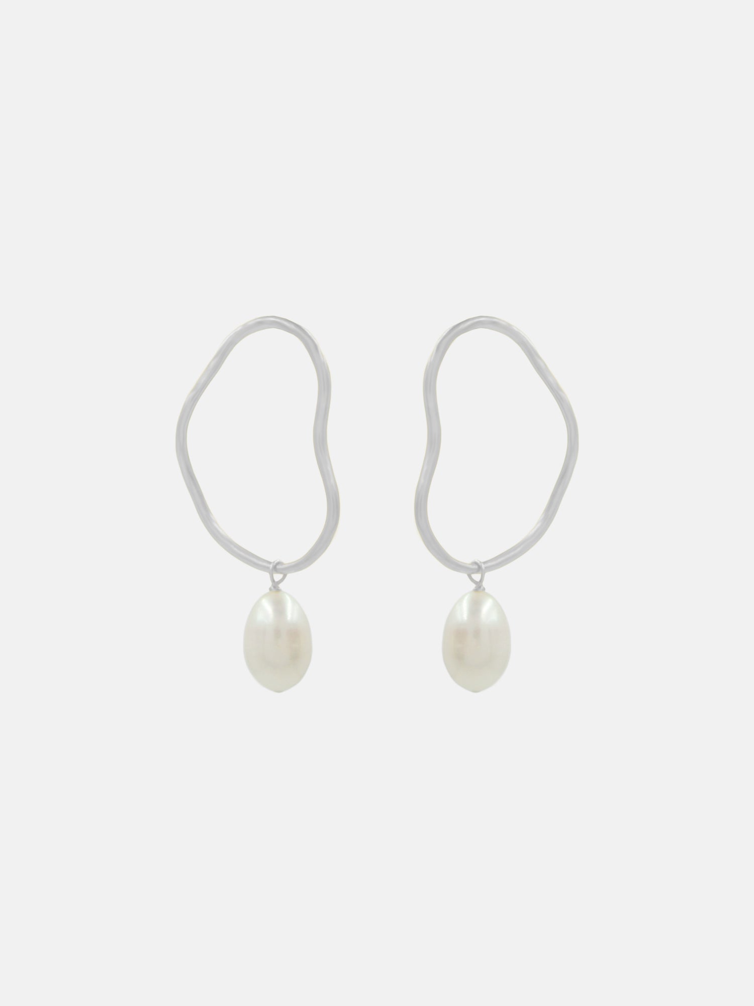 Aalto Midi Pearl Drop Earrings - Bing Bang Jewelry NYC