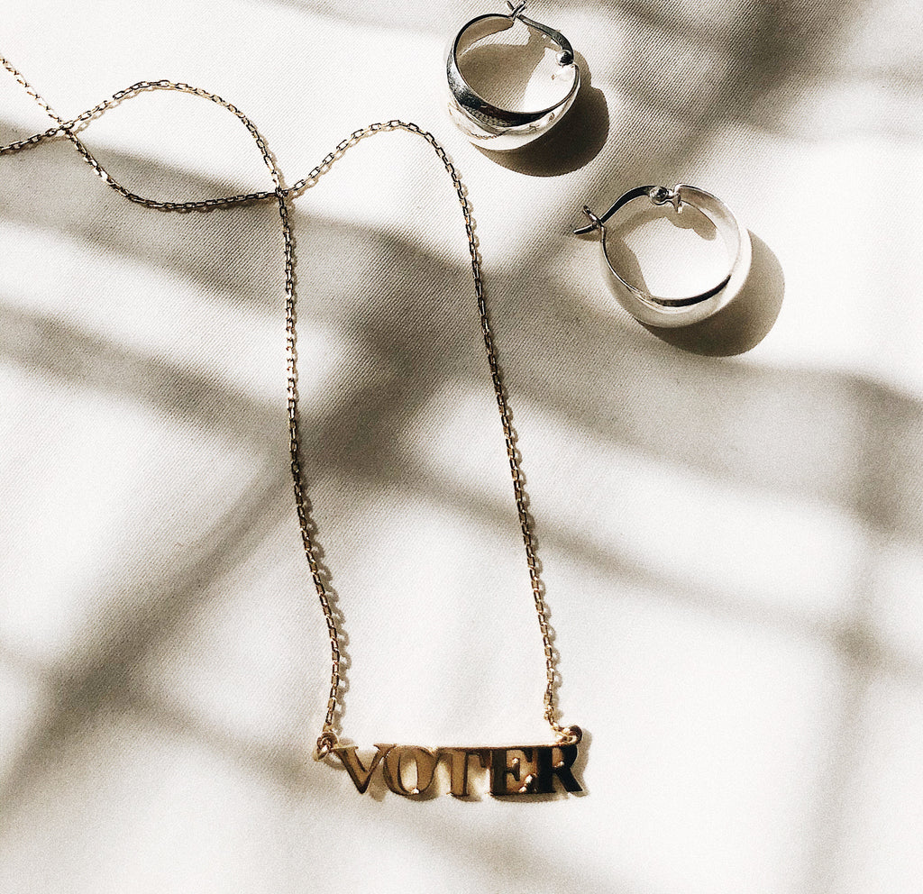 Voter Necklace - Bing Bang Jewelry NYC